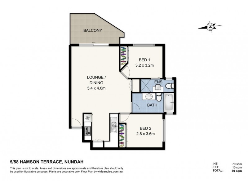 5/58 HAMSON TERRACE, Nundah QLD 4012 Floorplan
