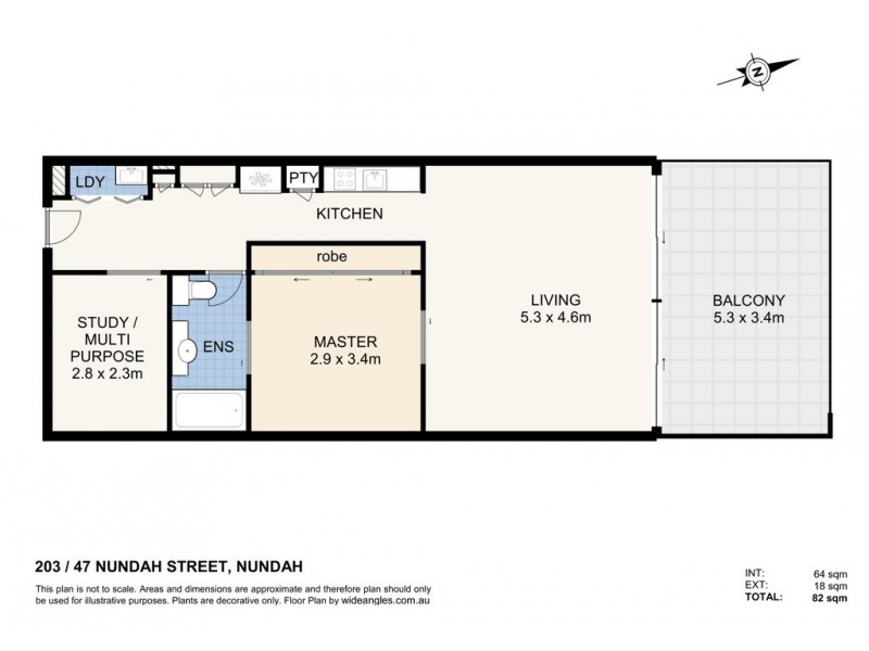 203/47 NUNDAH STREET, Nundah QLD 4012 Floorplan