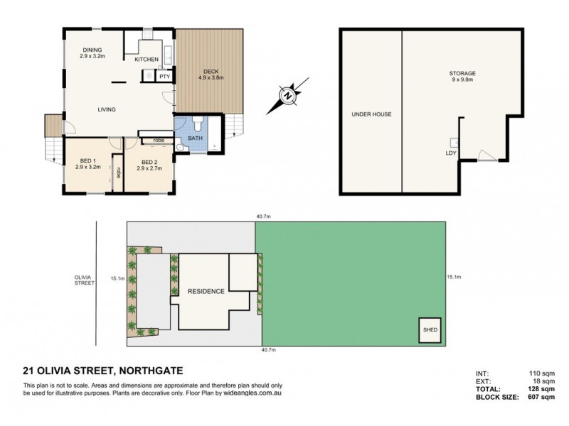 21 OLIVIA STREET, Northgate QLD 4013 Floorplan