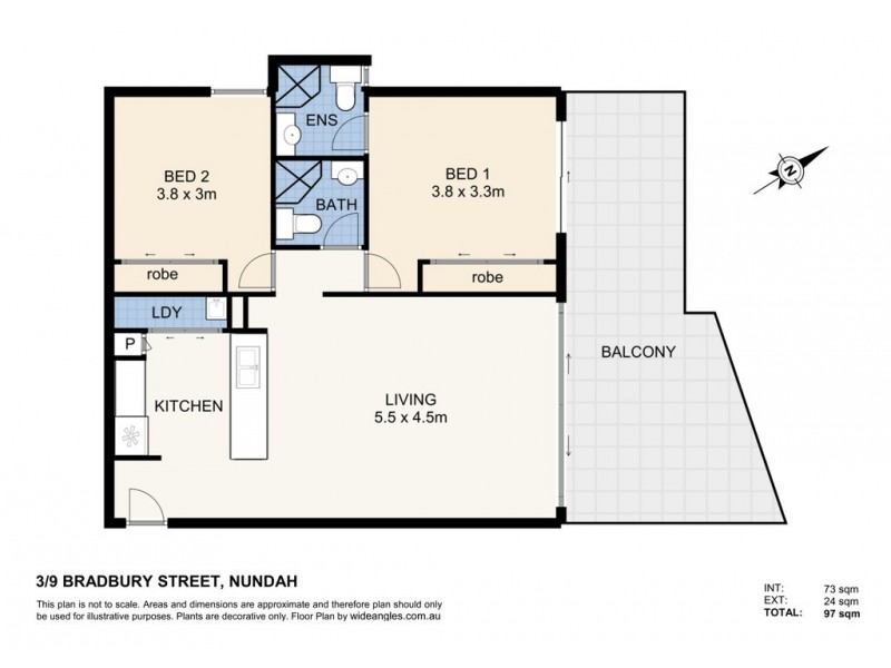 3/19 BRADBURY STREET, Nundah QLD 4012 Floorplan
