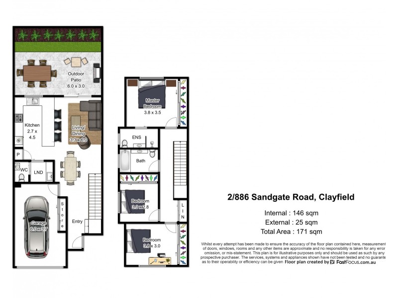 2/886 Sandgate Road, Clayfield QLD 4011 Floorplan