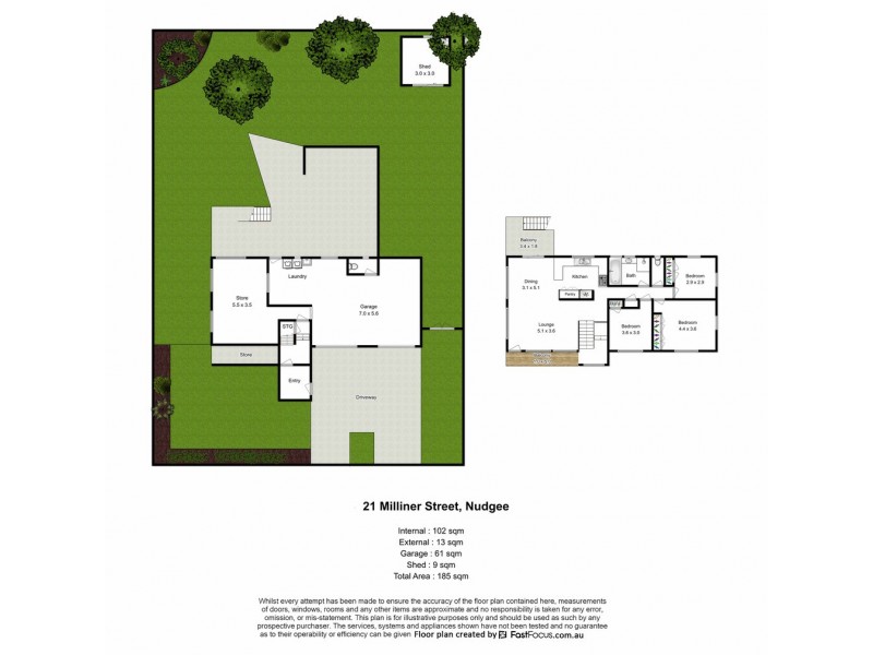 21 Milliner Street, Nudgee QLD 4014 Floorplan