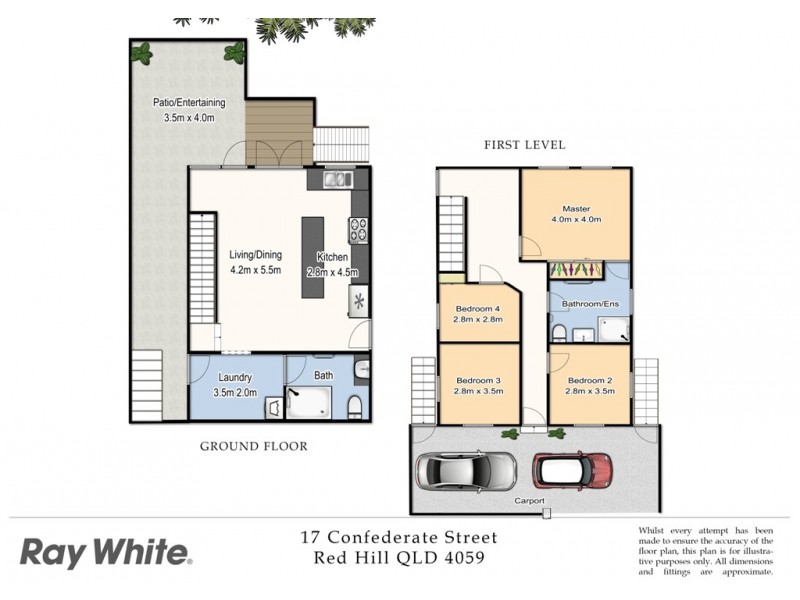 17 Confederate Street, Red Hill QLD 4059 Floorplan