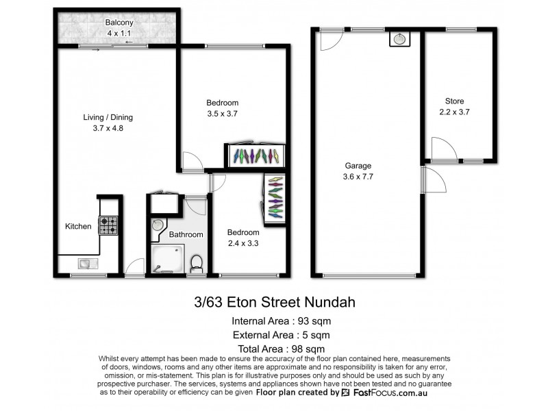 3/63 Eton Street, Nundah QLD 4012 Floorplan