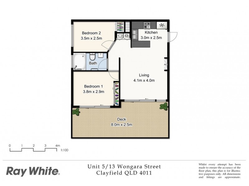 13/5 Wongara Street, Clayfield QLD 4011 Floorplan