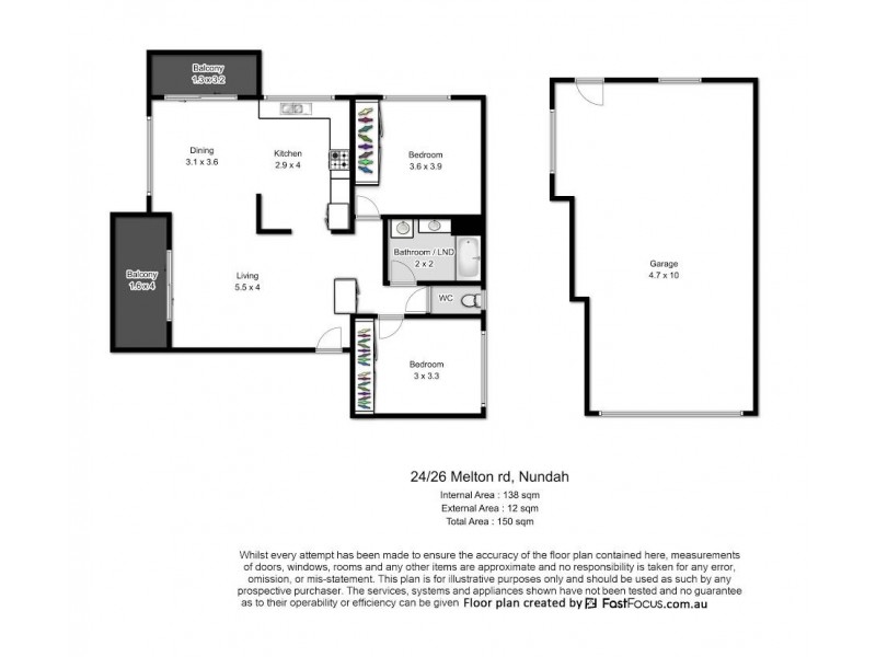 1/24-26 Melton Road, Nundah QLD 4012 Floorplan