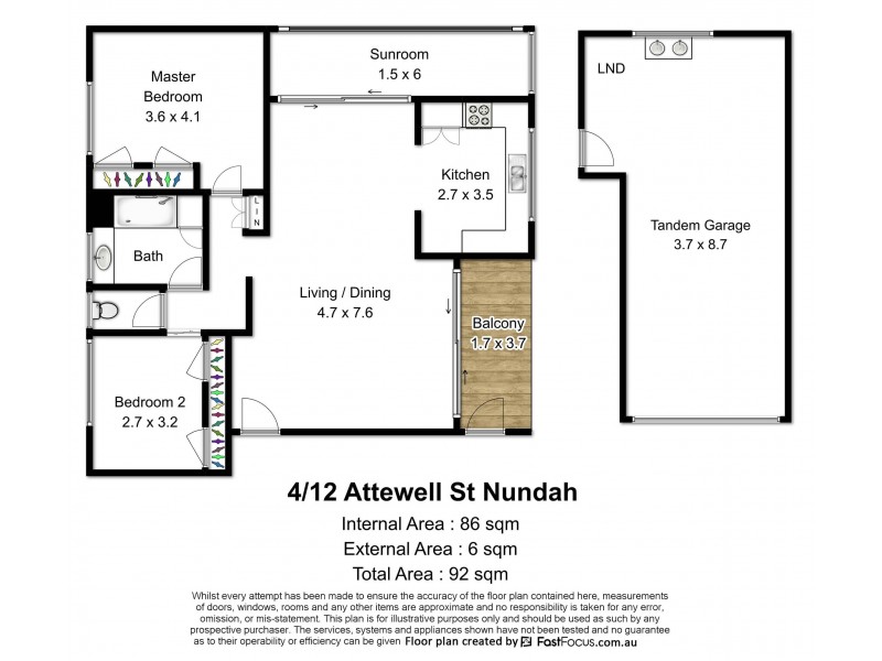 4/12 Attewell Street, Nundah QLD 4012 Floorplan