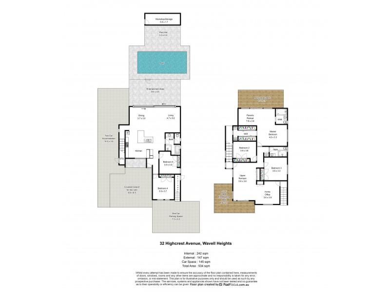 32 Highcrest Avenue, Wavell Heights QLD 4012 Floorplan