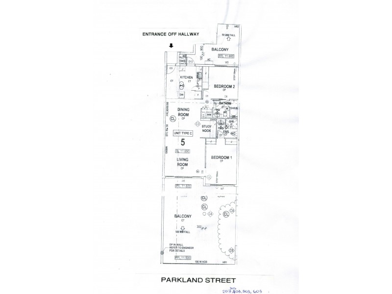 203/15 Parkland St, Nundah QLD 4012 Floorplan