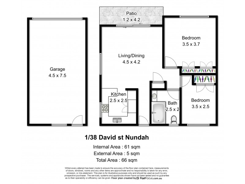1/38 David Street, Nundah QLD 4012 Floorplan