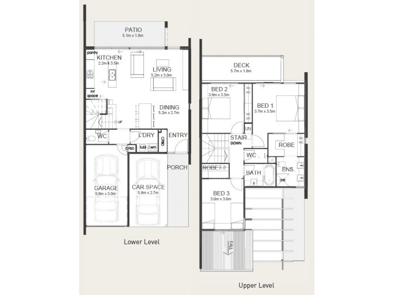 53/34 O’Doherty Circuit, Nudgee QLD 4014 Floorplan