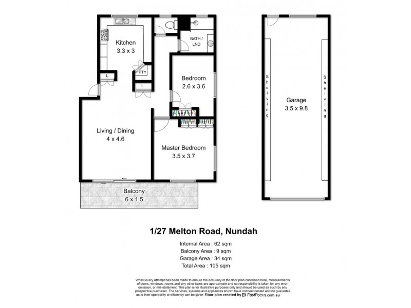 1/27 Melton Road, Nundah QLD 4012 Floorplan