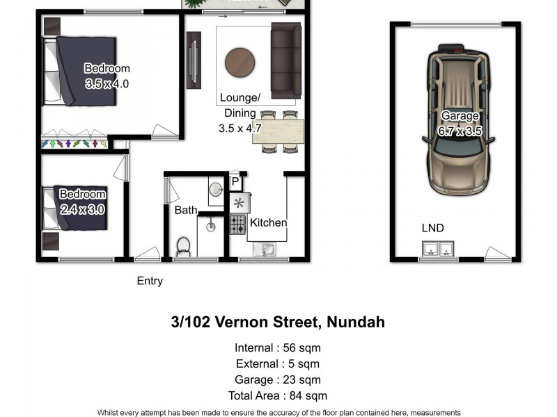 3/102 Vernon Street, Nundah QLD 4012 Floorplan