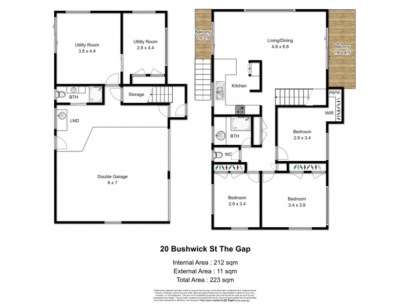 20 Bushwick St, The Gap QLD 4061 Floorplan