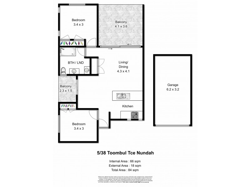 5/38 Toombul Terrace, Nundah QLD 4012 Floorplan