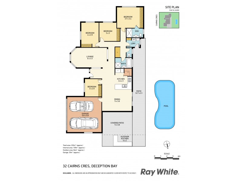32 Cairns Crescent, Deception Bay QLD 4508 Floorplan