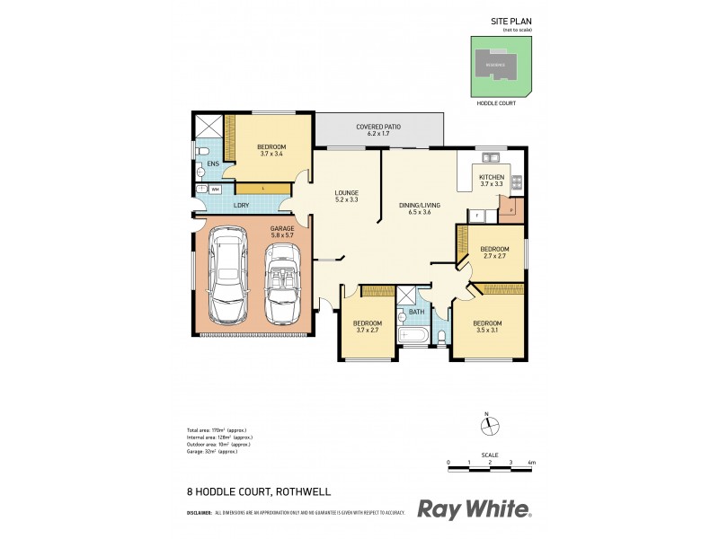 8 Hoddle Court, Rothwell QLD 4022 Floorplan