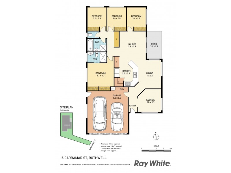 16 Carramar St, Rothwell QLD 4022 Floorplan