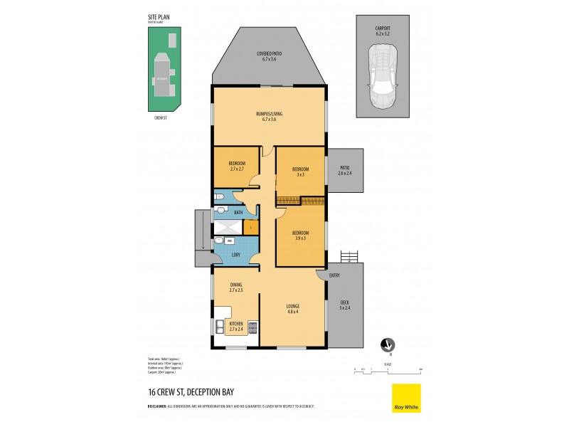 16 Crew Street, Deception Bay QLD 4508 Floorplan
