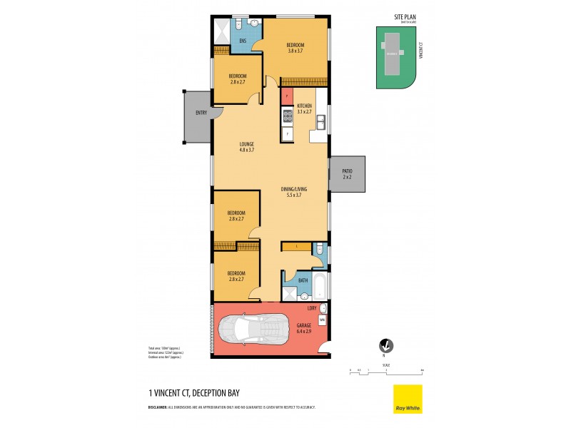 1 Vincent Court, Deception Bay QLD 4508 Floorplan