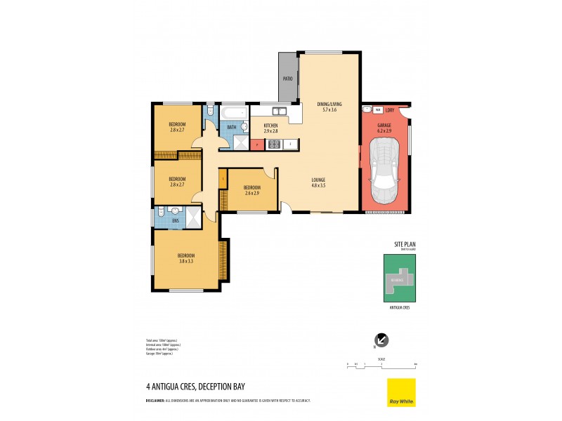 4 Antigua Crescent, Deception Bay QLD 4508 Floorplan