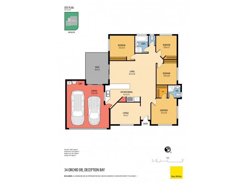 34 Orchid Drive, Deception Bay QLD 4508 Floorplan