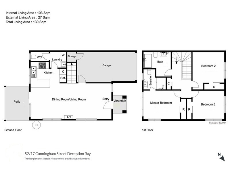 52/17 Cunningham Street, Deception Bay QLD 4508 Floorplan