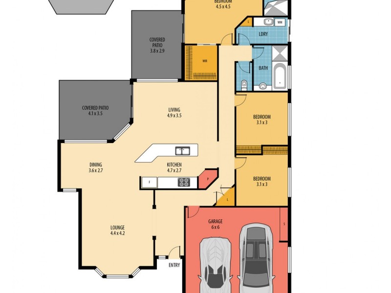 10 Woodland Street, Rothwell QLD 4022 Floorplan