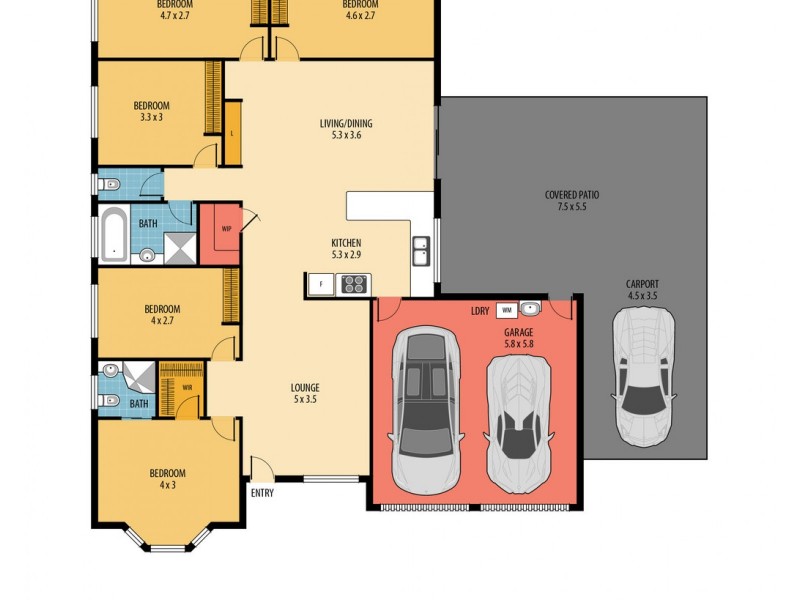36 Macarthur Crescent, Deception Bay QLD 4508 Floorplan