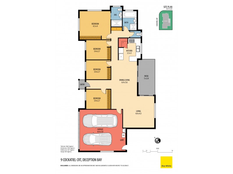 9 Cockatiel Court, Deception Bay QLD 4508 Floorplan