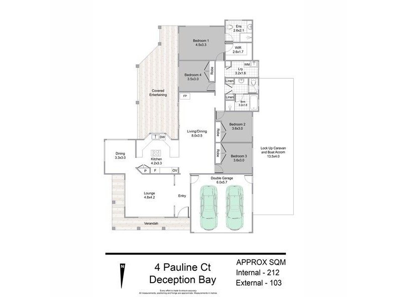 4 Pauline Court, Deception Bay QLD 4508 Floorplan
