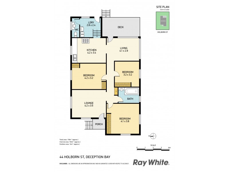 44 Holborn Street, Deception Bay QLD 4508 Floorplan