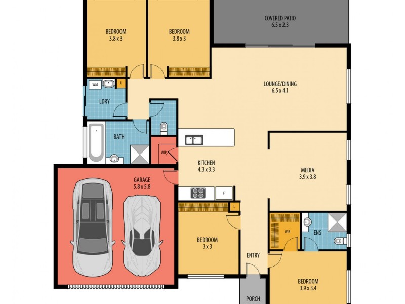 12 Pumello Court, Bellmere QLD 4510 Floorplan