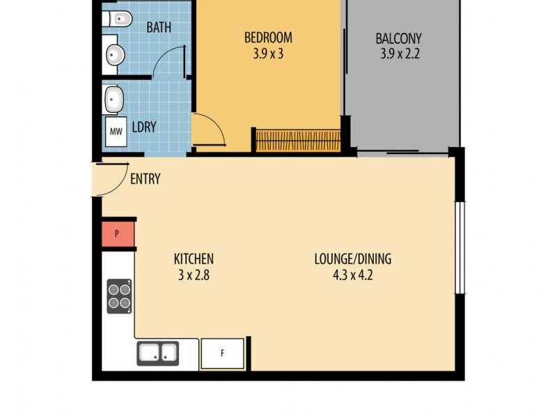 22/6 George Street, Deception Bay QLD 4508 Floorplan