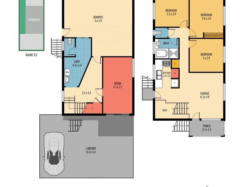 75 Maine Terrace, Deception Bay QLD 4508 Floorplan