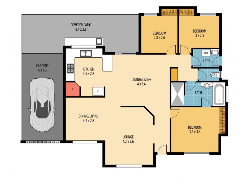6 Deborah Court, Deception Bay QLD 4508 Floorplan