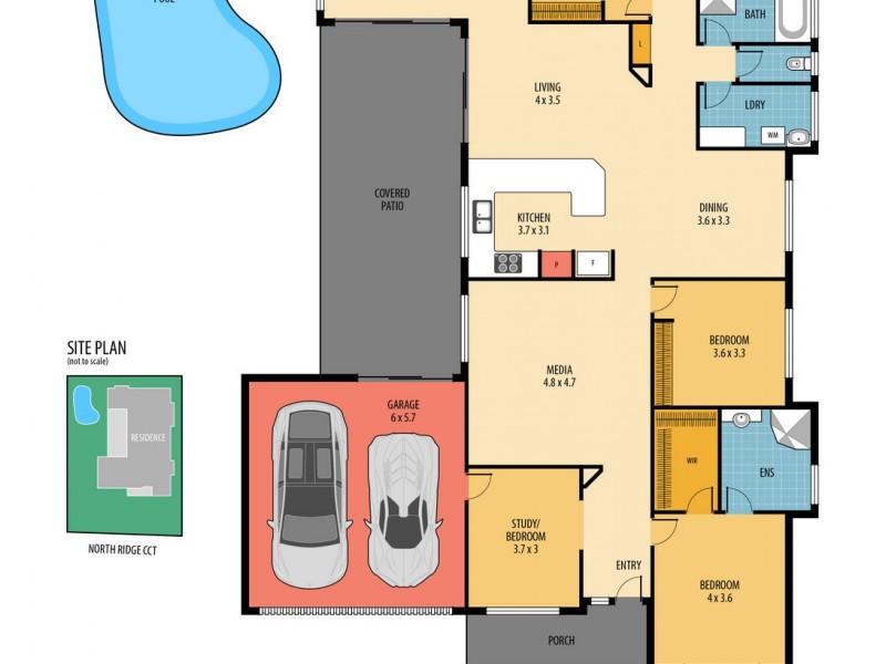 159 North Ridge Circuit, Deception Bay QLD 4508 Floorplan