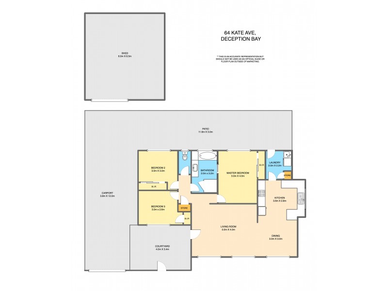 64 Kate Avenue, Deception Bay QLD 4508 Floorplan