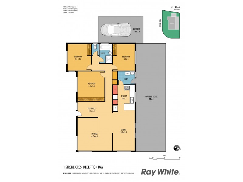 1 Sirene Crescent, Deception Bay QLD 4508 Floorplan