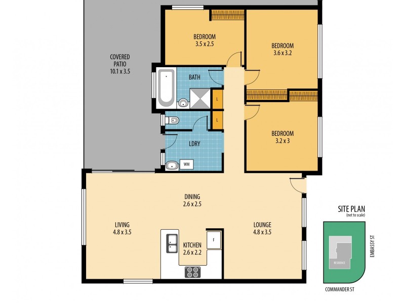 4 Embassy Street, Deception Bay QLD 4508 Floorplan
