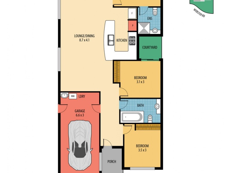 18/100 Webster Road, Deception Bay QLD 4508 Floorplan