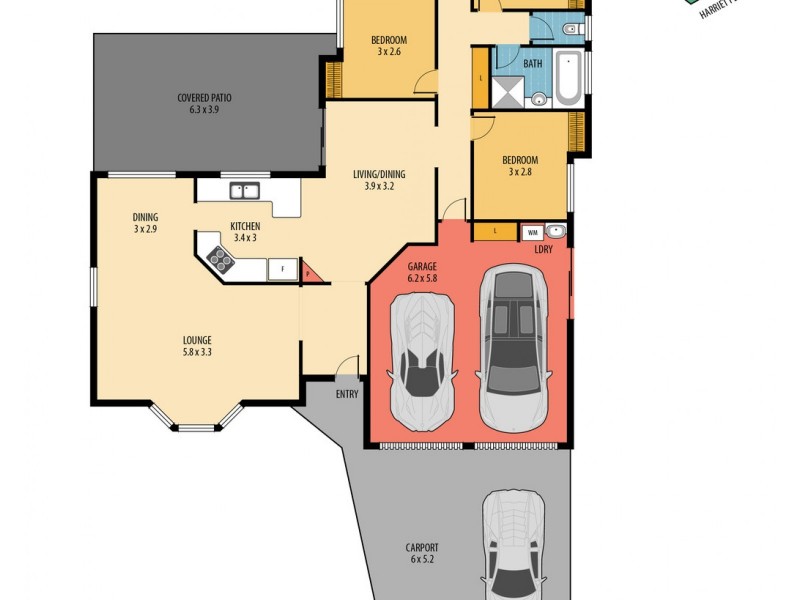 9 Harriet Place, Deception Bay QLD 4508 Floorplan