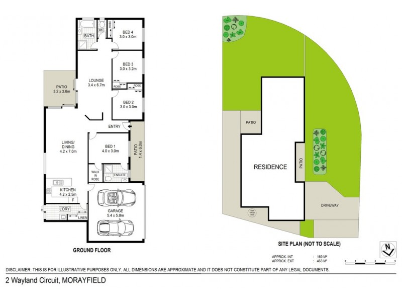 2 Wayland Circuit, Morayfield QLD 4506 Floorplan
