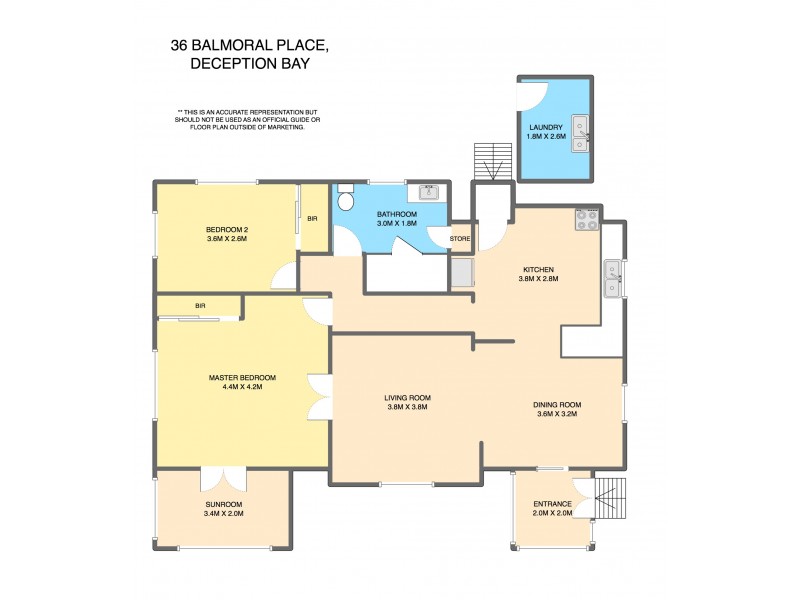 36 Balmoral Place, Deception Bay QLD 4508 Floorplan
