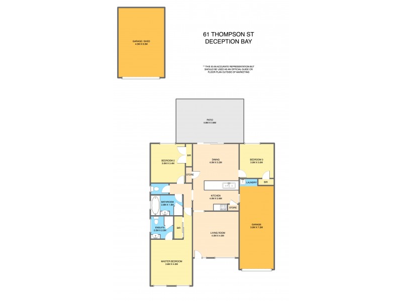 1/61 Thompson Street, Deception Bay QLD 4508 Floorplan