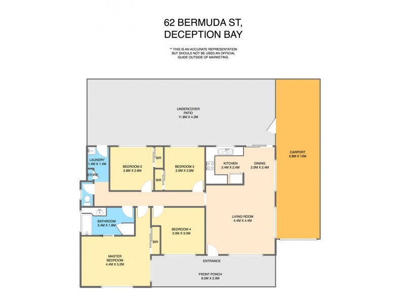 62 Bermuda Avenue, Deception Bay QLD 4508 Floorplan
