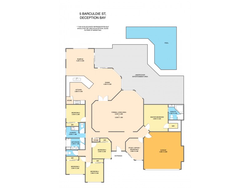 5 Barculdie Crescent, Deception Bay QLD 4508 Floorplan