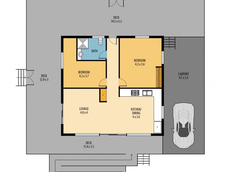91 Bancroft Terrace, Deception Bay QLD 4508 Floorplan