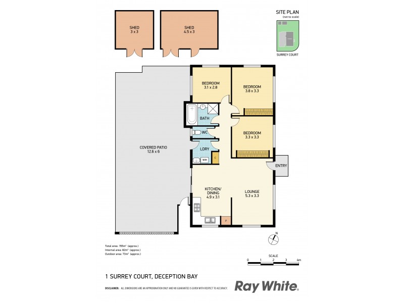 1 Surrey Court, Deception Bay QLD 4508 Floorplan