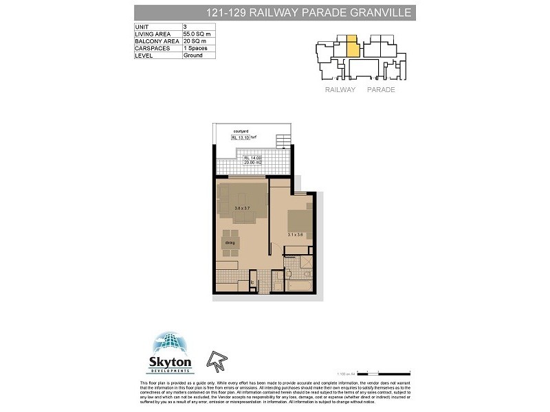 3/121-127 Railway Parade,, Granville NSW 2142